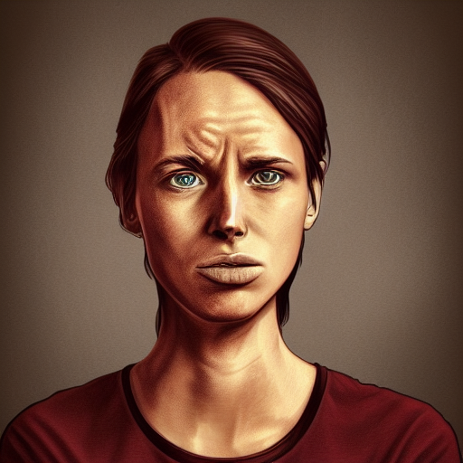 Illustration einer Frau, die durch einen Zöliakie-Test erfahren hat, dass sie an Glutenunverträglichkeit leidet.